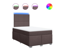 Box Spring Bed, Box Spring Beds Vidaxl Marrom Tecido (120 X 200 Cm)