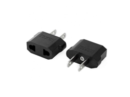 Adaptador De Tomada Europeia 4, 0/4, 8 Mm, Conversor De Tomada Americana Para Uso Em Viagens(eua E Eua/au)
