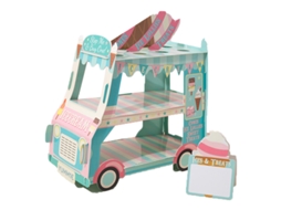 Soporte De Pastel De Coche Animado Desechable Para Fiestas De Boda Y Cumpleaños 37x20x34