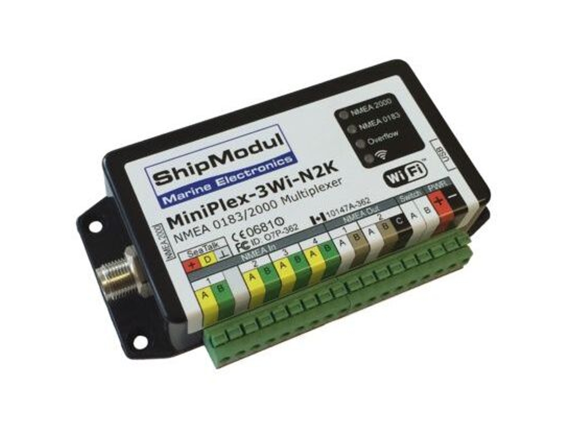 Multiplexer version wifi, usb, nmea-n2k ShipModul Miniplex-3Wi-N2K
