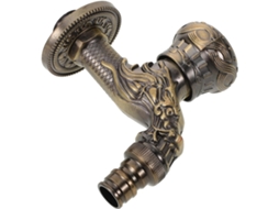Torneira De Parede Para Máquina De Lavar Roupa, Banheiro E Jardim, Com Design Em Liga De Zinco.