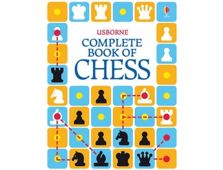 Livro the usborne complete book of chess de elizabeth dalby (inglês)