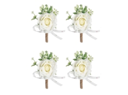 Laxiscreed Corsage De Pulso Com Girassol, Buquê De Flores Para Casamento E Caixa De Presente