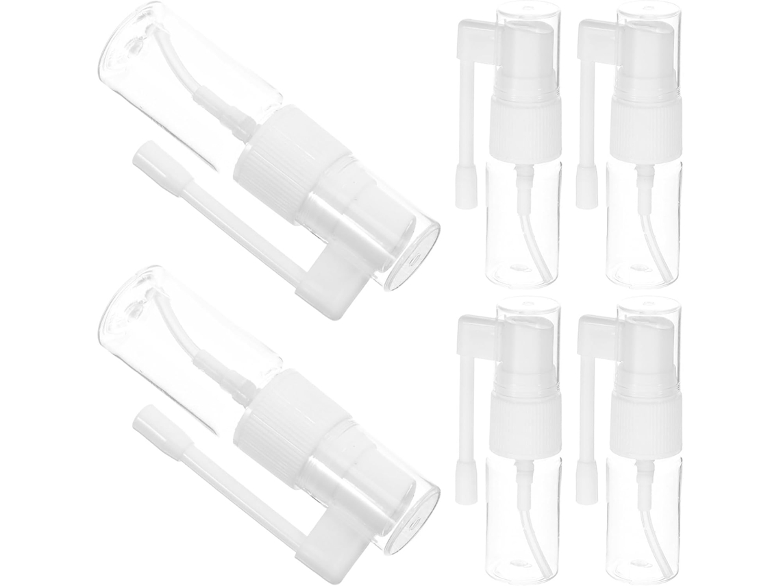 Conjunto de 10 frascos spray PET de 10 ml com mini bomba dosadora