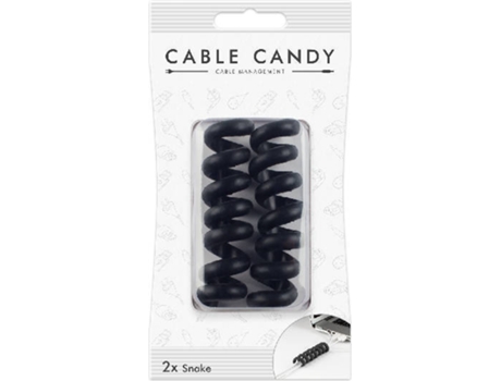 Organizador de Cabos CABLE CANDY (Preto)
