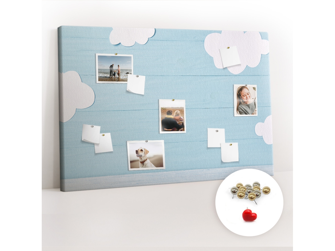 Painel De Cortiça Para Parede Quadro Infantil Para O Escritório Espelharte (120x80 Cm)