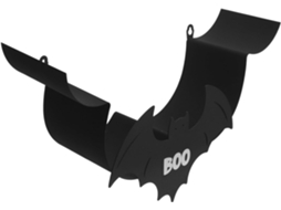 Porta Papel Higiênico Abaodam Preto Com Design De Morcego Para Banheiro, Suporte De Ferro Com Bordas Lisas E Decoração