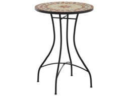 Mosaic Bistro Table, Mosaic Bistro Tables Vidaxl Laranja Cerâmica (50 X 70 Cm)