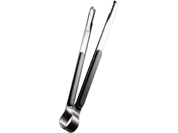 Pinça Para Churrasco Resistente De 25, 5cm Em Aço Inoxidável Com Dentes Serrilhados Para Grelhar Bifes, Churrascos E