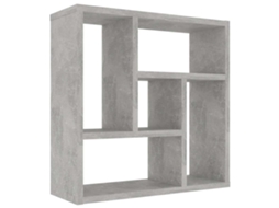 Wall Shelf, Wall Shelves Vidaxl Cinzeto Madeira Processada (n/a)