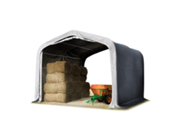 Tenda Para Forragem 4x4 M Lona Pvc 850 N Cinza Para Solos Macios Toolport