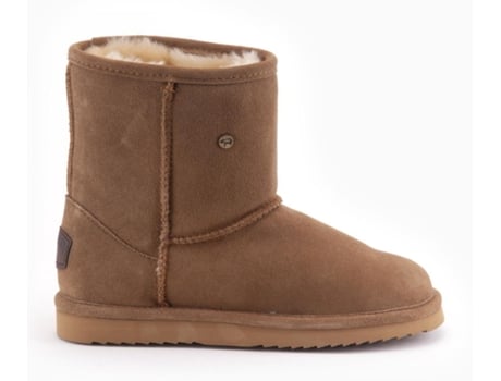 Botas de Mulher WARMBAT Kangaroo Uk Camurça Castanho (37)
