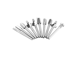 10pcs Conjunto Brocas Fresadora Router 1/8 Polegada Haste Aço Rápido Ferramenta Carpintaria S/MARCA