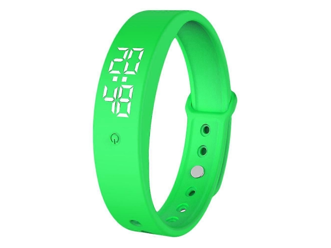 Pulseira Inteligente Fornnerg V9 Com Termômetro E Alarme Vibratório Para Monitoramento Da Temperatura Corporal (26s)