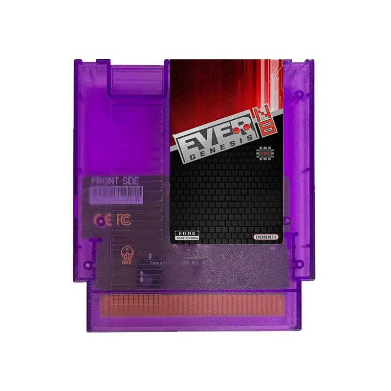 Cartucho De Jogo Fc N8 Pro 1500 Em 1 Com Coleção Nes Osv13 Chinês, Para Family Computer Nes 8-bit (eua), Roxo
