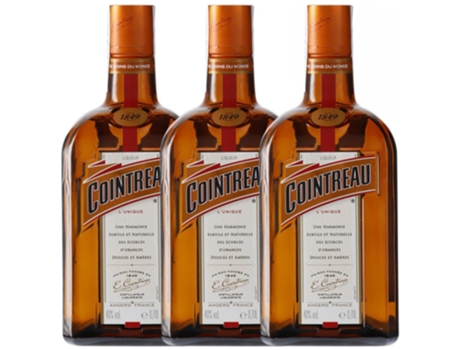 Licor RÉMY COINTREAU Triplo Sec Rémy Cointreau (0.7 L - 3 unidades)