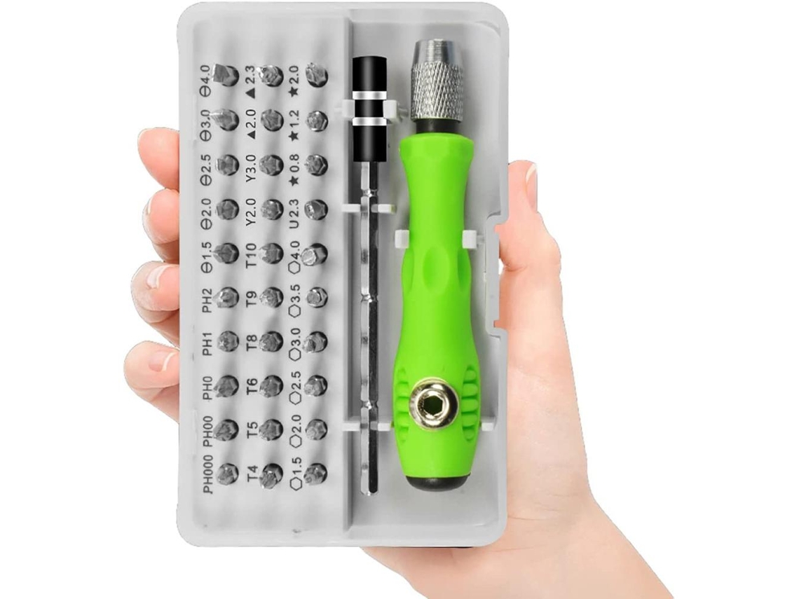 Kit De Parafusos Pequeños 32 Em 1 Para Reparação De Eletrônicos: Ferramentas Para Celulares, Computadores, Lentes De Contato, Relógios