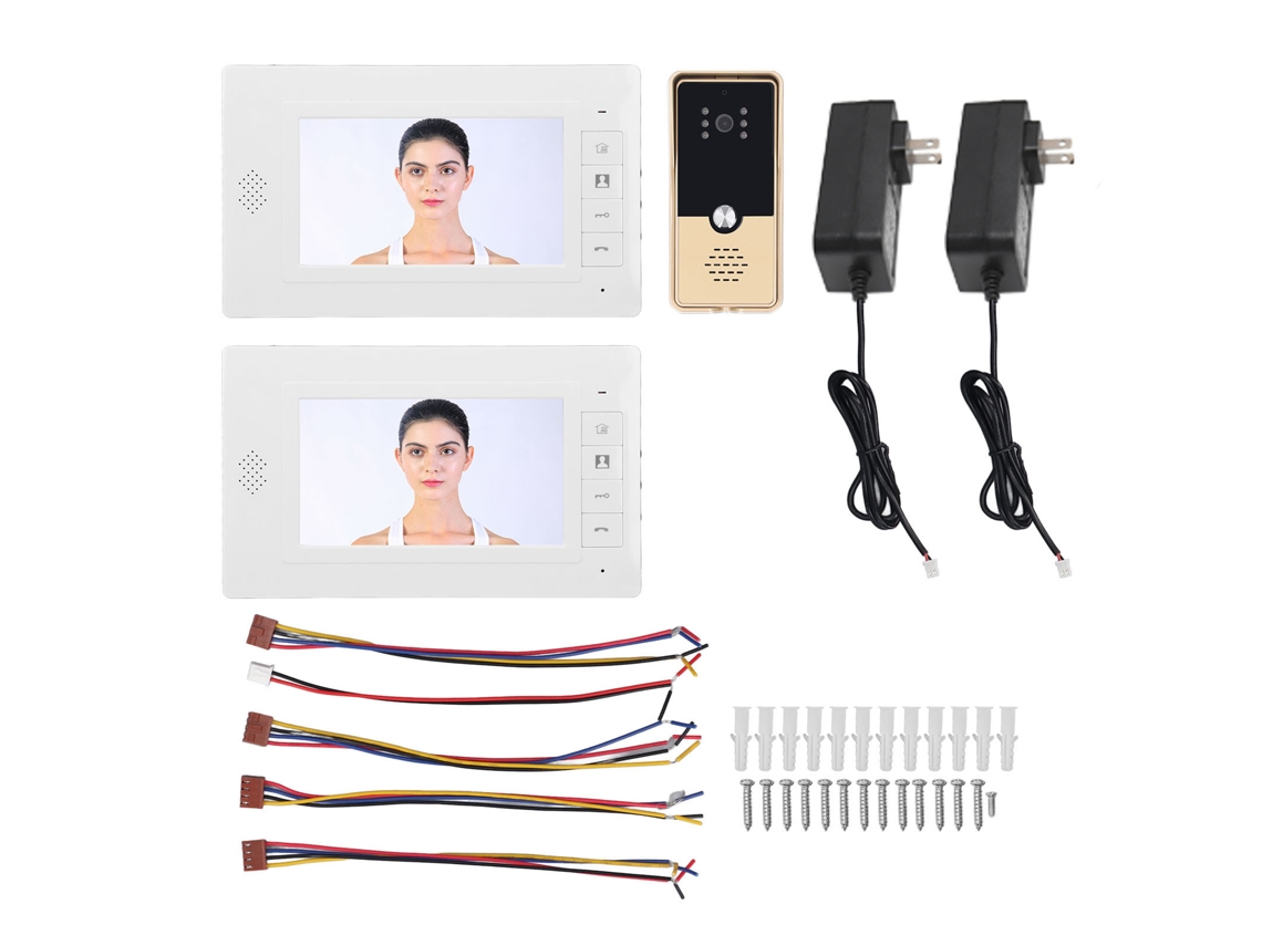 Sistema Intercomunicador Com Câmera 7 Polegadas