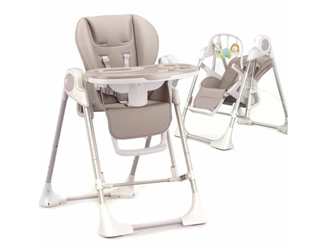 O Splity 3 Em 1 Cadeira Alta, Balanço, Espreguiçadeira Todas As Opções Bebe2luxe (mp3, Carregador, Etc.)