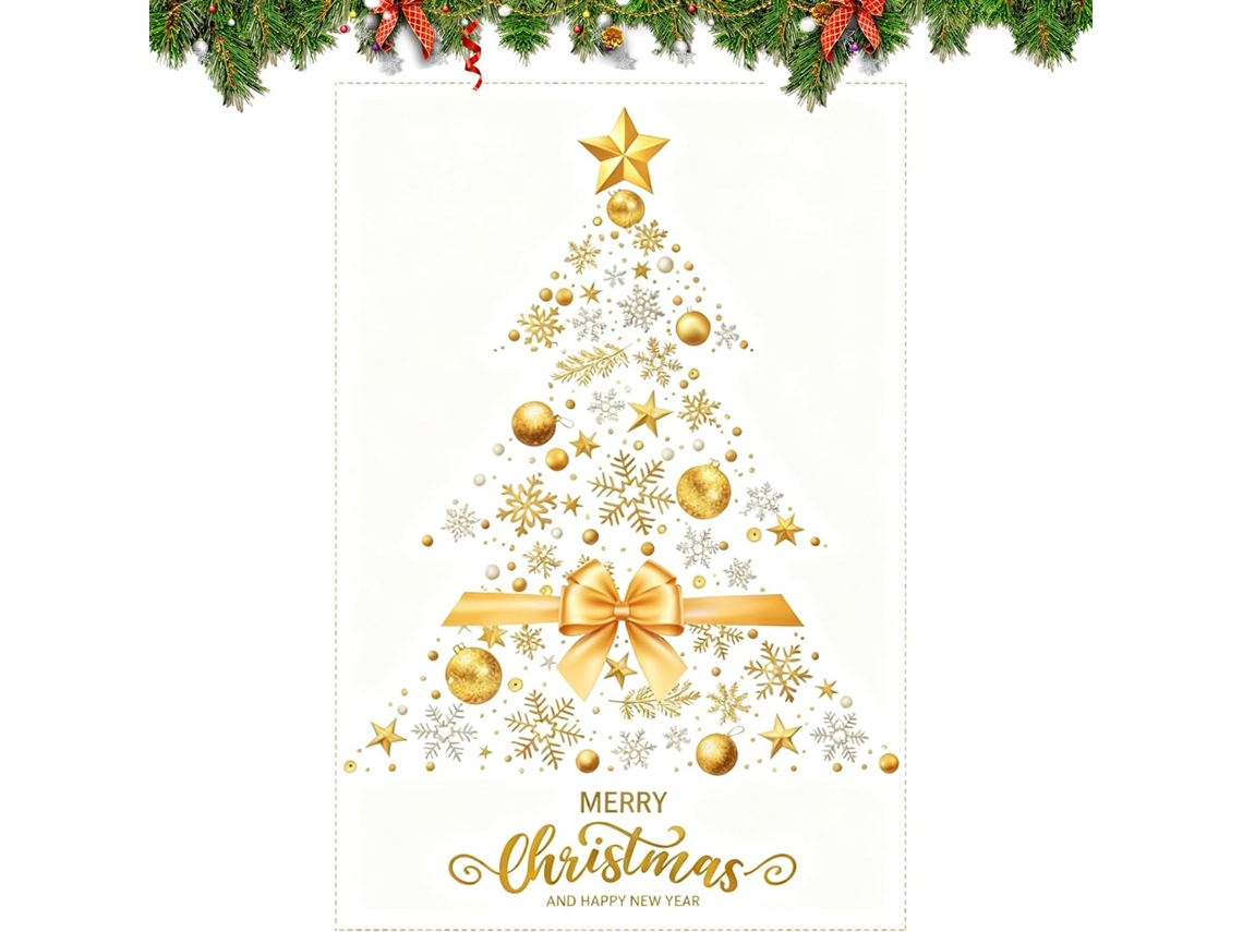 Adesivos De Natal Para Janelas - Decorações Diy Removíveis E Estáticas |