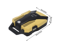 Laxiscreed Bomba De Ar Digital Com Luz Led E Ecrã Lcd Para Inflar Pneus Facilmente