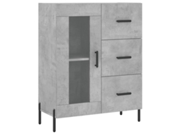 Sideboard, Sideboards Vidaxl Cinzeto Madeira Processada (n/a)