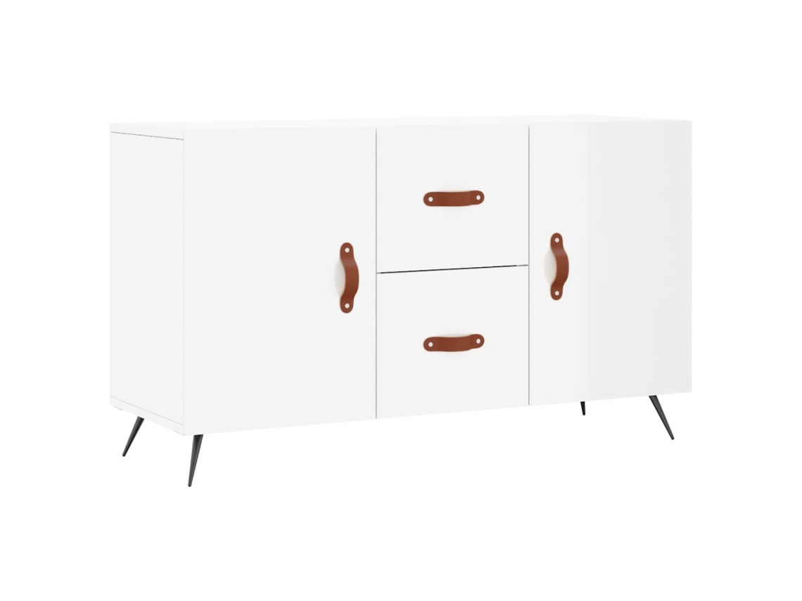 Aparador 100x36x60 cm Derivados de Madeira Branco Brilhante MAISON EXCLUSIVE