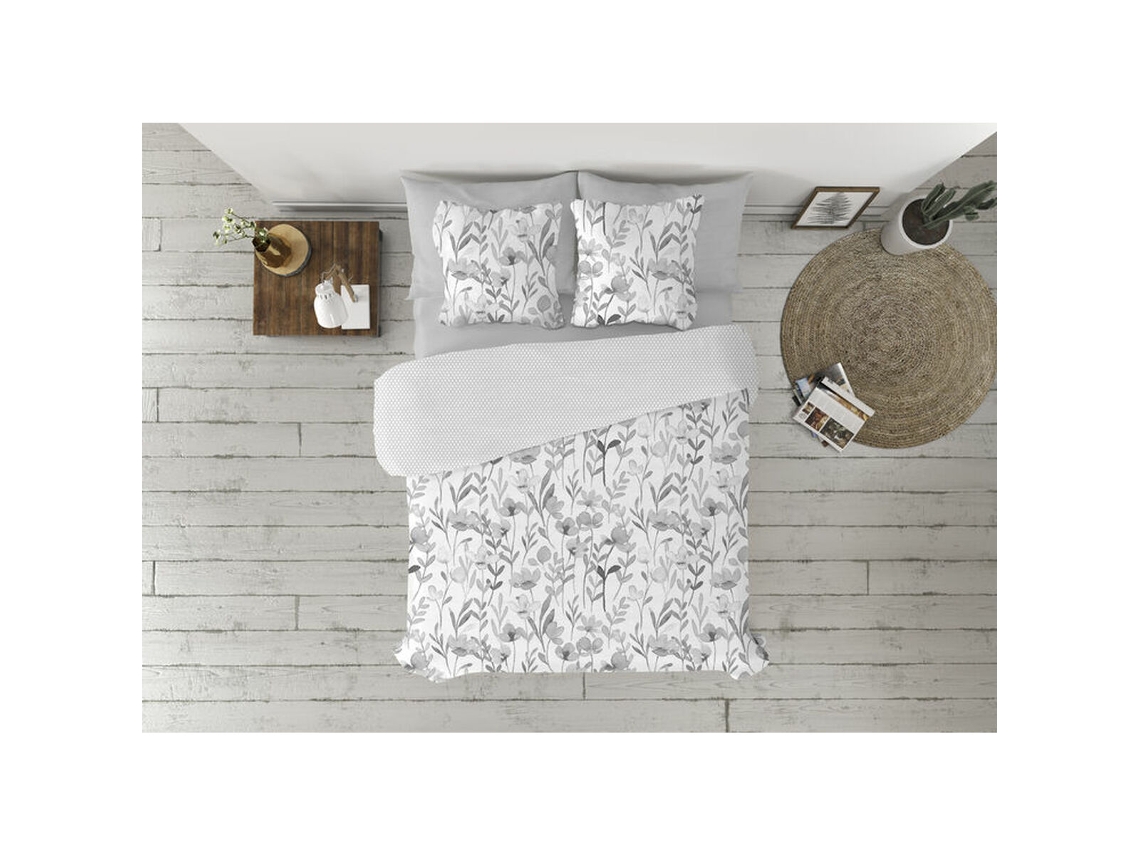 Conjunto de capa de edredom PIERRE CARDIN FANY (Cinzento)