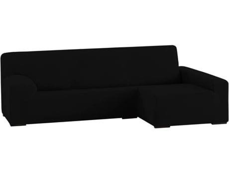 Capa Chaise Longue TODOPARAMICASA Ulises Cinzento Escuro (Braço Direito Longo - 250 - 310 cm)