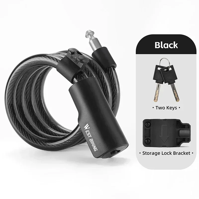 Cadeado Dobrável para Bicicleta MDUG (63 Cm, Laranja)
