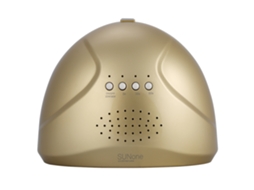 Lâmpada De Unhas Uv Led 2 Em 1 36w 21 Leds Secador Inteligente Para Gel De Unhas Cor Dourada