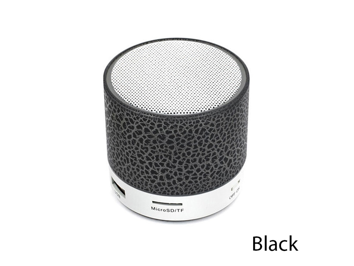 Orador Sem Fio Bluetooth Mini Alto-Falante Rachadura Led Tf Cartão Usb Subwoofer Portátil