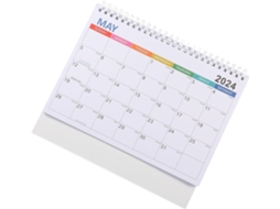 Calendário De Mesa Pequeno E Reutilizável, Autoportante, Leve,