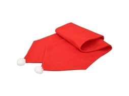 runner de Mesa de Natal Têxtil Não Tecido 34x176cm Decoração de Natal