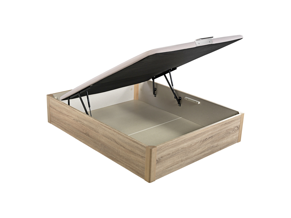 Sommier com Arrumação PIKOLIN Design Tampa Única - 80x200cm (36 Cm de Altura - Natural)