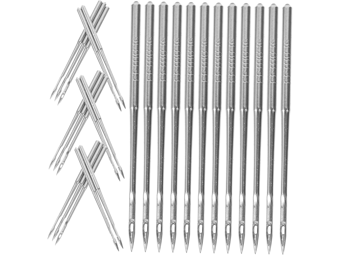 Conjunto De 100 Agulhas De Metal Para Máquinas De Costura Multifuncionais, Acessórios De Costura