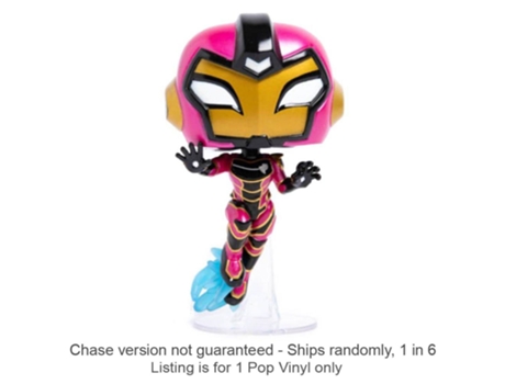 Figura Funko IRON MAN Ironheart Exclusivo Us Pop! Vinyl Chase 1 em 6