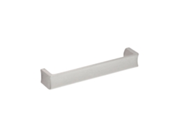 Puxador para Mobiliário Zamac Distância Central 128mm Níquel Acetinado Conjunto de 25 HARDWAREXCHANGE