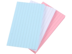 2 Peças 3 Blocos-notas Autocolantes Bloco-notas Sticky Tabs Pastel Memo Note Cards