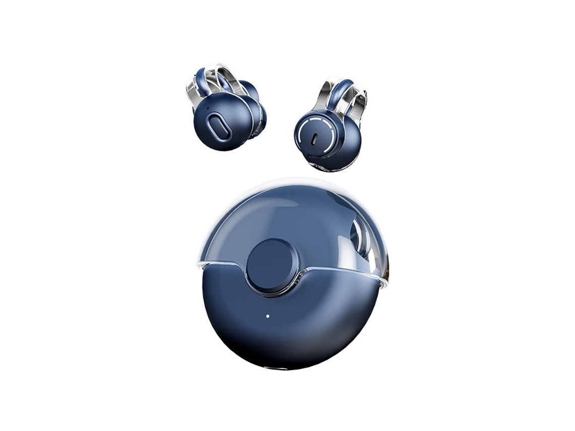 Fones de Ouvido de Condução Óssea Bluetooth 5.3 JIAPEI com Clip para Dormir e Esportes