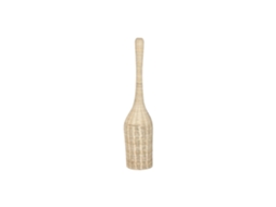 Luminária de Chão em Rattan e Ferro Natural, 25x25x125cm ALEXANDRA HOUSE LIVING