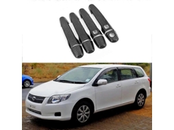 Apropriado Para Toyota Fielder 2008 2013, Concha Alça Porta Carbono Fibra Decoração Carroceria