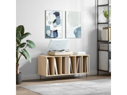 Armário para discos 100 x 38 x 48 cm em madeira de carvalho Sonoma, DKD HOME DECOR
