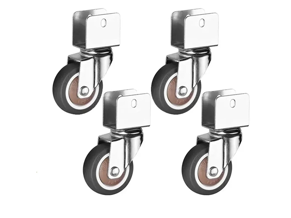 Rodízios Para Móveis De 1/1 E 5/2 Polegadas - Modelo Resistente