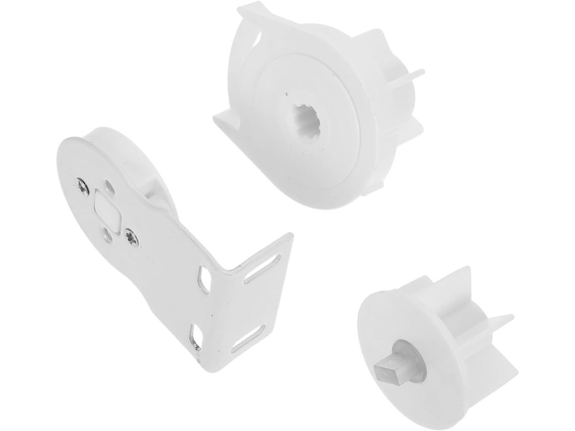 Kit De Acessórios Para Persianas Rolo Supvox, 5 Peças, Plástico Branco, Fácil Instalação Em Casa Ou Faça Você Mesmo
