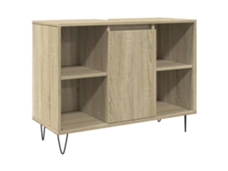Armário P/ Casa Banho em Derivados de Madeira Carvalho Sonoma MAISON EXCLUSIVE (80x33x60 cm)