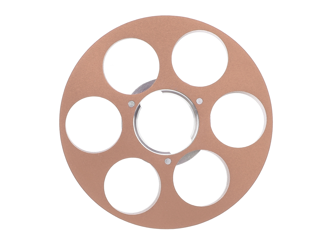 Carrete de cinta de aluminio vacío con 6 orificios para grabadora de cinta miniatura Nagra Gold | S/MARCA