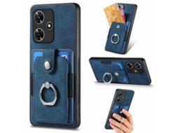 Capa Carteira Retrô Com Toque De Couro Para Celular Infinix Hot 30i.