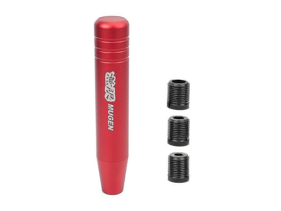 Pomo De Marcha Universal De Alumínio Estilo Jdm Mugen 9cm 13cm 18cm Para Transmissão Manual 18cm Glaseado Rojo