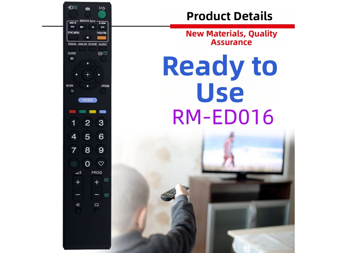 Elysve Comando Tv Para Sony Rm Ed016